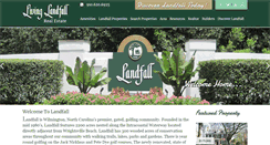 Desktop Screenshot of livinglandfall.com