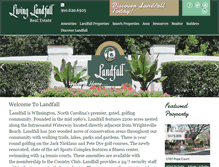 Tablet Screenshot of livinglandfall.com